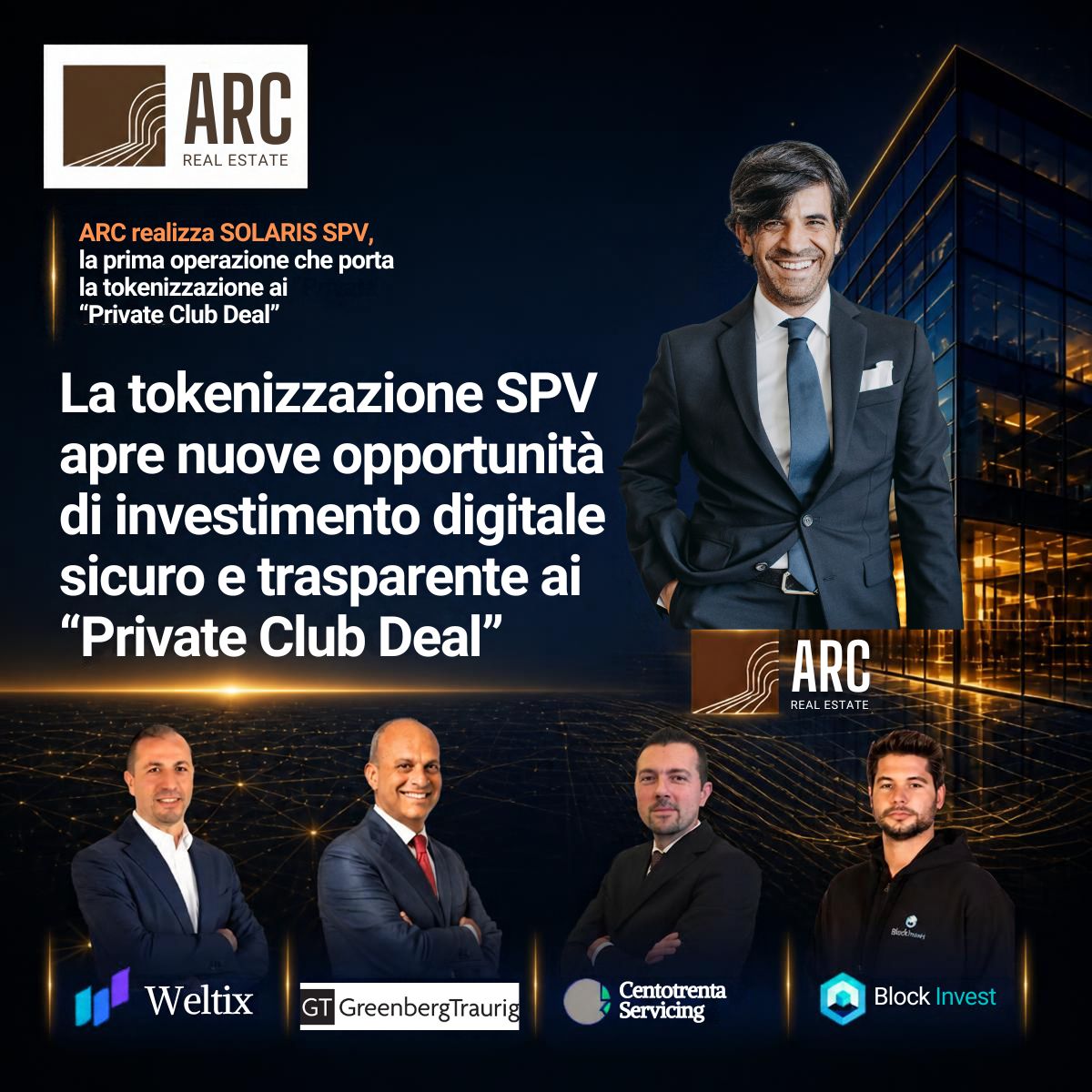 ARC realizza SOLARIS SPV